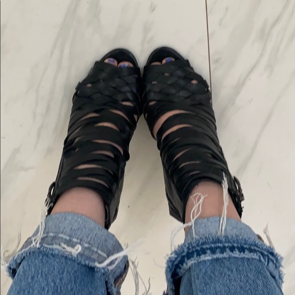 Trouve Strappy Heels - Picture 3 of 5